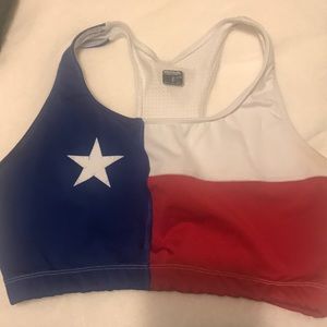 Texas sports bra